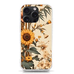 Sunflower Flowers Nature Trees Iphone 15 Pro Tpu Uv Print Case by Salmanaz77