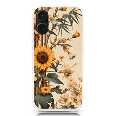 Sunflower Flowers Nature Trees Iphone 16 Tpu Uv Print Case