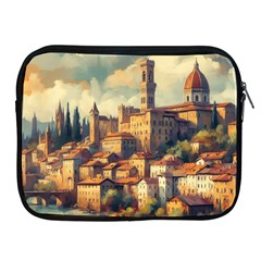 Village Houses Buildings Facade Apple Ipad 2/3/4 Zipper Cases by Salmanaz77