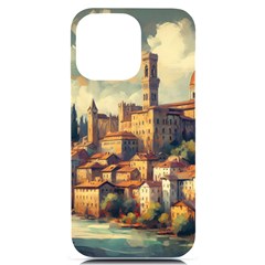 Village Houses Buildings Facade Iphone 14 Pro Max Black Uv Print Pc Hardshell Case by Salmanaz77