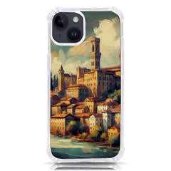 Village Houses Buildings Facade Iphone 14 Tpu Uv Print Case by Salmanaz77