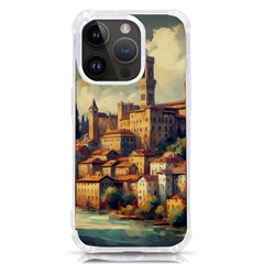 Village Houses Buildings Facade Iphone 14 Pro Tpu Uv Print Case by Salmanaz77