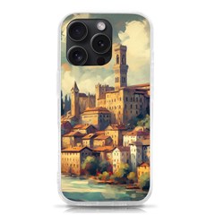 Village Houses Buildings Facade Iphone 15 Pro Tpu Uv Print Case by Salmanaz77