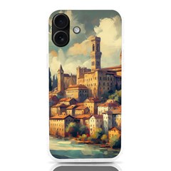 Village Houses Buildings Facade Iphone 16 Plus Tpu Uv Print Case