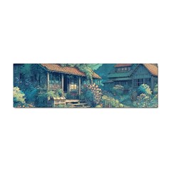 House Garden Building Flowers Sticker Bumper (100 Pack)