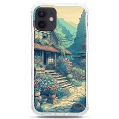 House Garden Building Flowers Iphone 12 Mini Tpu Uv Print Case	