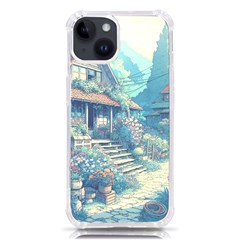 House Garden Building Flowers Iphone 14 Tpu Uv Print Case