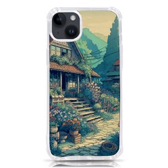 House Garden Building Flowers Iphone 14 Plus Tpu Uv Print Case