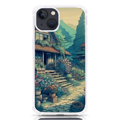 House Garden Building Flowers Iphone 13 Tpu Uv Print Case