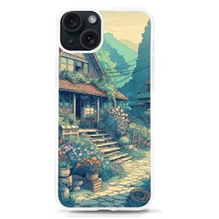 House Garden Building Flowers Iphone 15 Tpu Uv Print Case by Salmanaz77