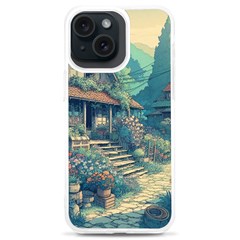 House Garden Building Flowers Iphone 15 Plus Tpu Uv Print Case by Salmanaz77