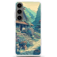 House Garden Building Flowers Samsung Galaxy S24 Ultra 6 9 Inch Tpu Uv Case