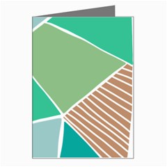 Geometric Colors  Pool Greeting Card by ConteMonfrey