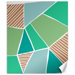 Geometric Colors  Pool Canvas 8  X 10  by ConteMonfrey