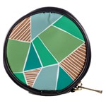 Geometric Colors  pool Mini Makeup Bag Front