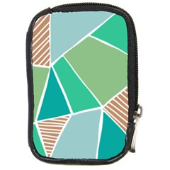 Geometric Colors  Pool Compact Camera Leather Case