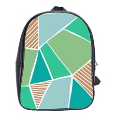 Geometric Colors  Pool School Bag (large)