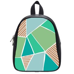 Geometric Colors  Pool School Bag (small)