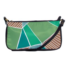 Geometric Colors  Pool Shoulder Clutch Bag