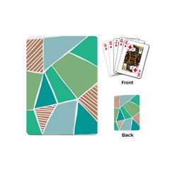 Geometric Colors  Pool Playing Cards Single Design (mini) by ConteMonfrey