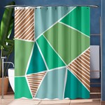 Geometric Colors  pool Shower Curtain 60  x 72  (Medium)  60 x72  Curtain