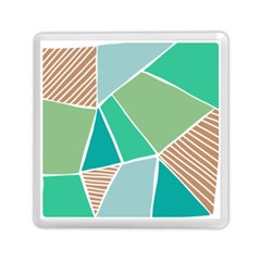 Geometric Colors  Pool Memory Card Reader (square)