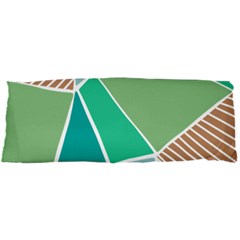 Geometric Colors  Pool 15 x40  Body Pillow Case Dakimakura (two Sides) by ConteMonfrey