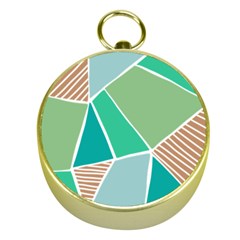 Geometric Colors  Pool Gold Compasses by ConteMonfrey