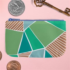 Geometric Colors  Pool Large Coin Purse