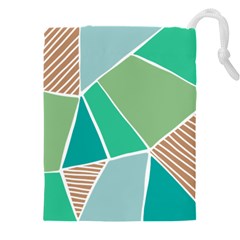 Geometric Colors  Pool Drawstring Pouch (5xl)