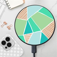 Geometric Colors  Pool Wireless Fast Charger(black)