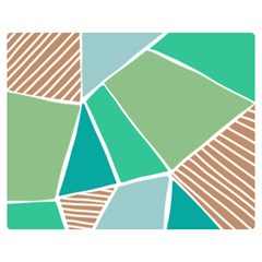 Geometric Colors  Pool Premium Plush Fleece Blanket (medium)