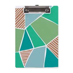 Geometric Colors  Pool A5 Acrylic Clipboard by ConteMonfrey