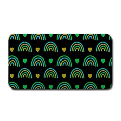 Dark Rainbow Pattern  Medium Bar Mat