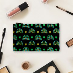 Dark Rainbow Pattern  Cosmetic Bag (small)