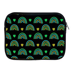 Dark Rainbow Pattern  Apple Ipad 2/3/4 Zipper Cases