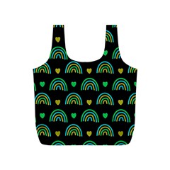 Dark Rainbow Pattern  Full Print Recycle Bag (s) by ConteMonfrey