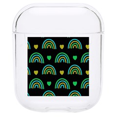 Dark Rainbow Pattern  Hard Pc Airpods 1/2 Case by ConteMonfrey