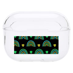 Dark Rainbow Pattern  Hard Pc Airpods Pro Case by ConteMonfrey