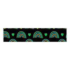 Dark Rainbow Pattern  Velvet Scrunchie by ConteMonfrey