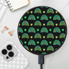 Dark Rainbow Pattern  Wireless Fast Charger(black) by ConteMonfrey