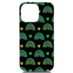 Dark Rainbow Pattern  Iphone 14 Pro Max Black Uv Print Pc Hardshell Case by ConteMonfrey