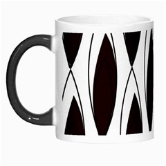 Black Minimalist Leaves Morph Mug by ConteMonfrey