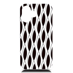 Black Minimalist Leaves Iphone 16 Black Uv Print Pc Hardshell Case by ConteMonfrey