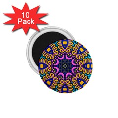 Mandala Fishes   1 75  Magnets (10 Pack) 