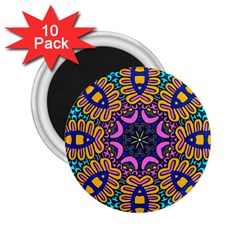 Mandala Fishes   2 25  Magnets (10 Pack)  by ConteMonfrey