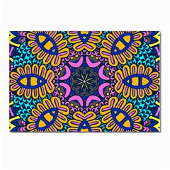 Mandala Fishes   Postcard 4 x 6  (pkg Of 10)