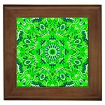 Mandala Flowers   Framed Tile Front