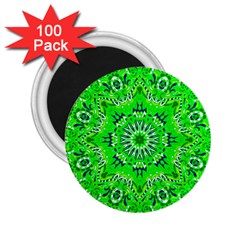 Mandala Flowers   2 25  Magnets (100 Pack)  by ConteMonfrey