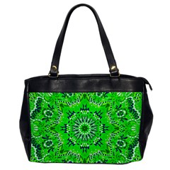 Mandala Flowers   Oversize Office Handbag